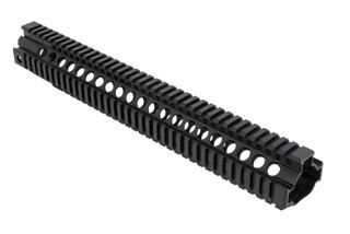 Midwest Industries 15" Quad Rail Handguard has a type 3 hard coat anodized finish